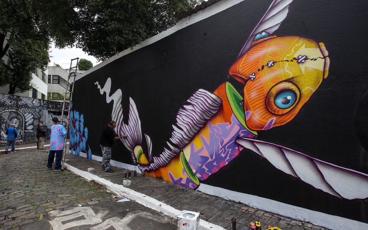 Intervenção Urbana + Grafite = Arte Pública